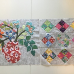 Really liked using the ribbon for the tiny stems. Month 4