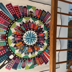 Color My World Quilt Hanging