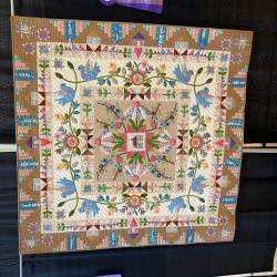 Thanks to The Quilt Show, Sarah Fielke, and Barbara Black for this beautiful pattern and great instructions. I was lucky to win Best in Show for Colorado's Arapahoe County Quilters, June 2025.