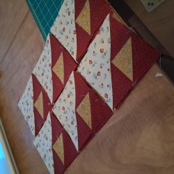 Al 32 completed. Fun Block to make. I need to start putting together on my design wall.
