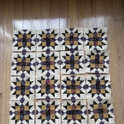 I finished my 16 blocks for September. Phew! Slow and tedious but I'm done!!