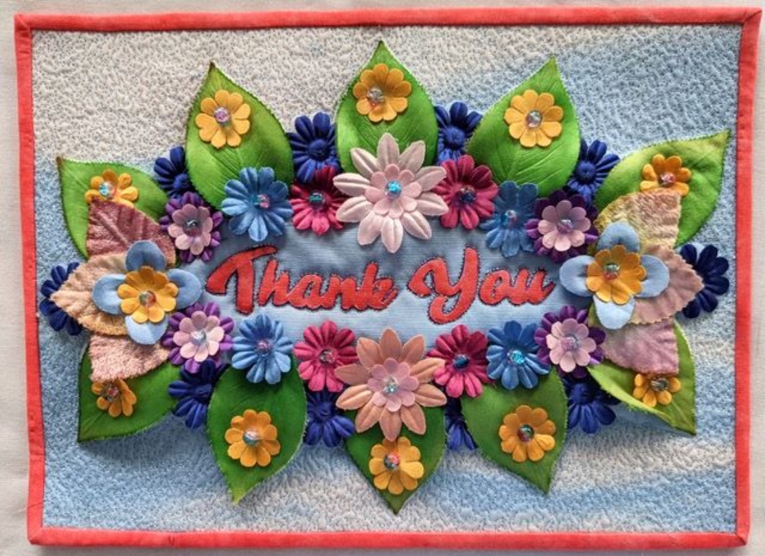 fabric flower mini quilt allie aller project kit