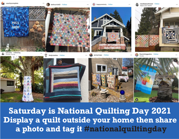 national quilting day 2021 banner