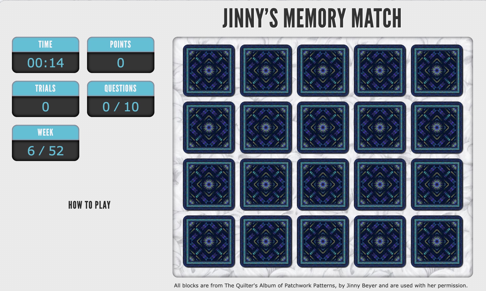 jinny memory match game 6
