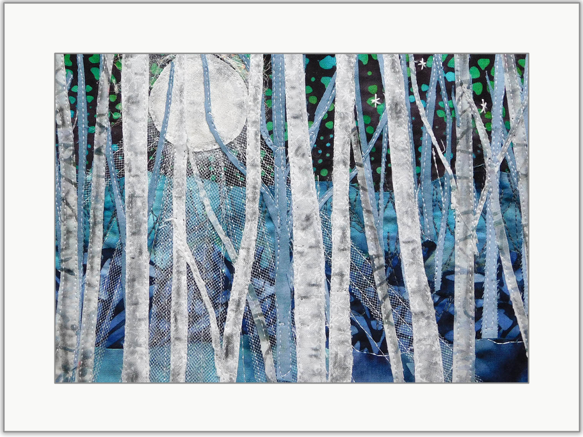 moonlight on birches holly mclean