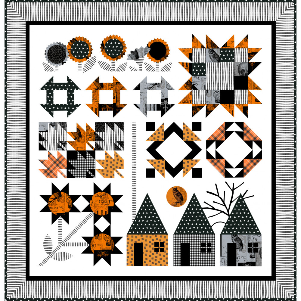 Autumn Acres Halloween Quilt 