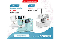3 MONTHLY CREATE BERNINA- 237x154 Hot Buys ends 8/31