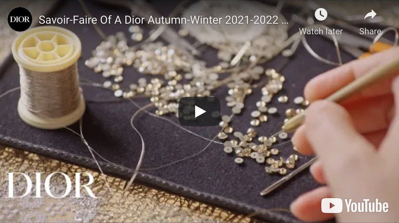 Creating A Fabric For A Dior Fashion Show