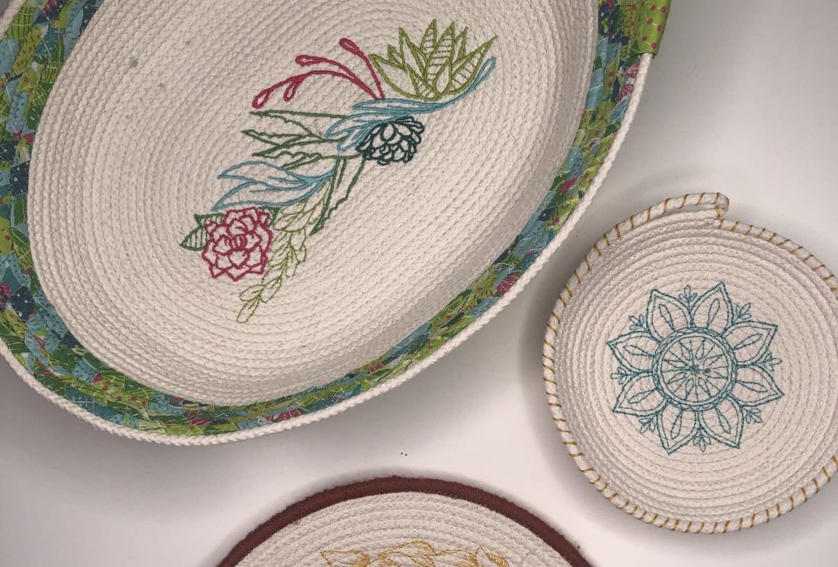 WeAllSew Tutorial: Machine Embroider A Rope Bowl - The Quilt Show ...