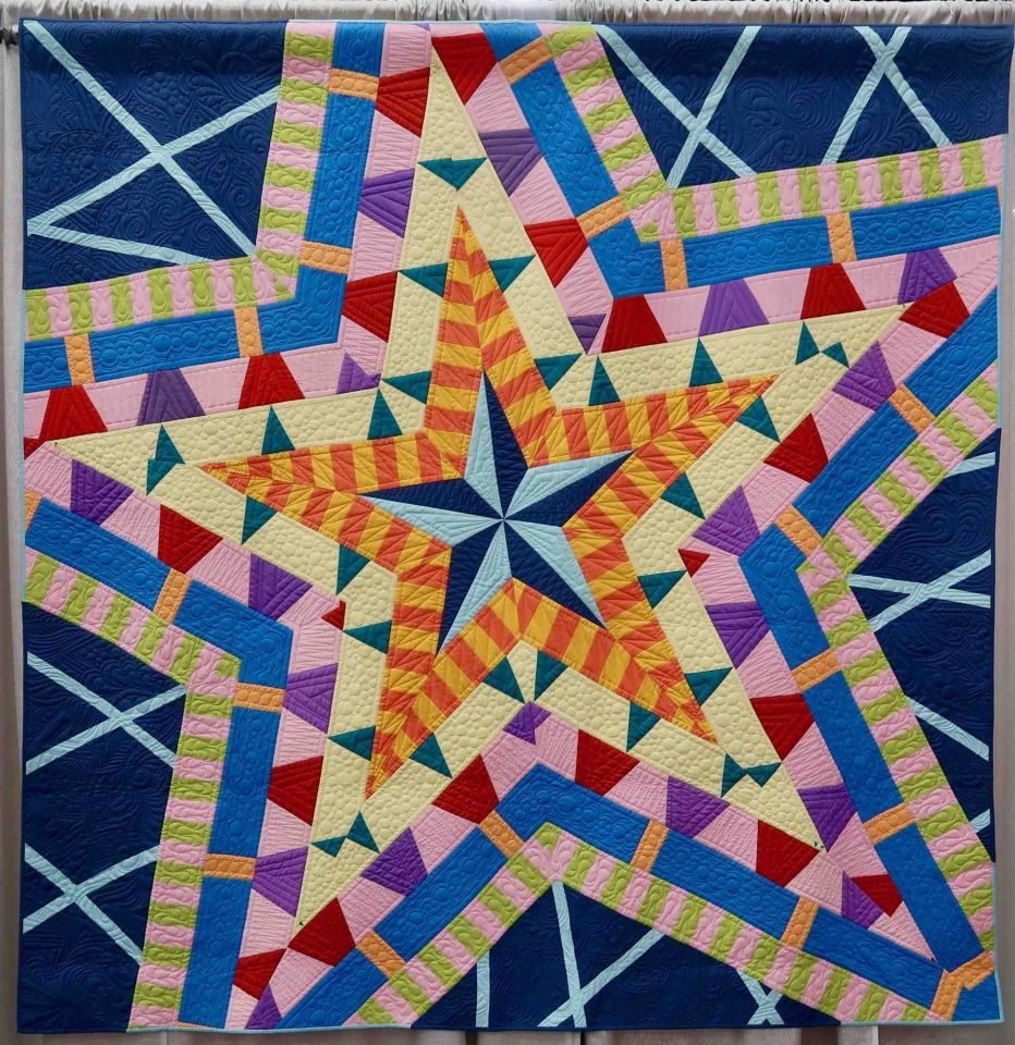 The Quilts of Victoria Findlay Wolfe - See Her Quilt Improv Star