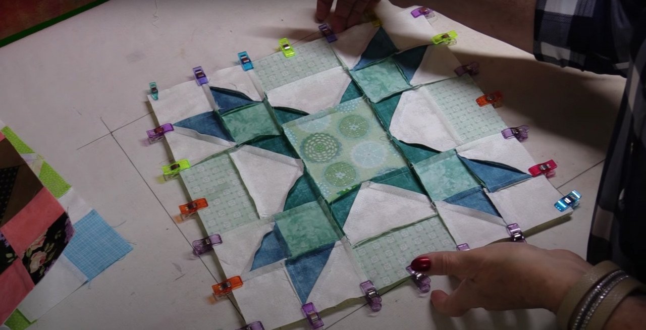 SewVeryEasy Tutorial How to Block a Quilt Block The Quilt Show