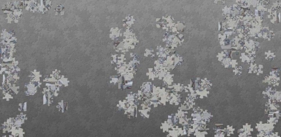 A Puzzle of Never Say Never by Laura Fraga