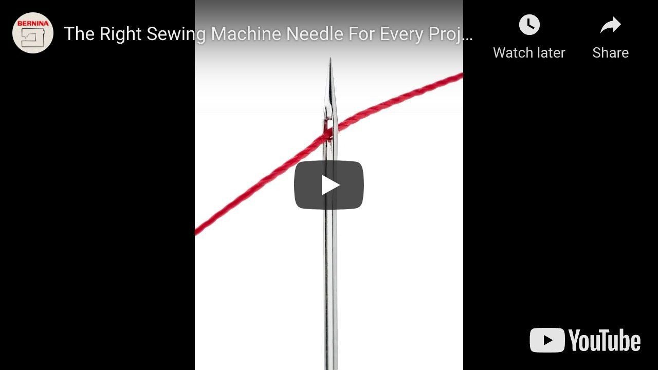How to Choose the Right Sewing Machine Needle