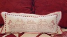 Alex Anderson - Love Thy Neighbor Redwork Pillow