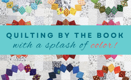 Quilting by the Book With a Splash of Color