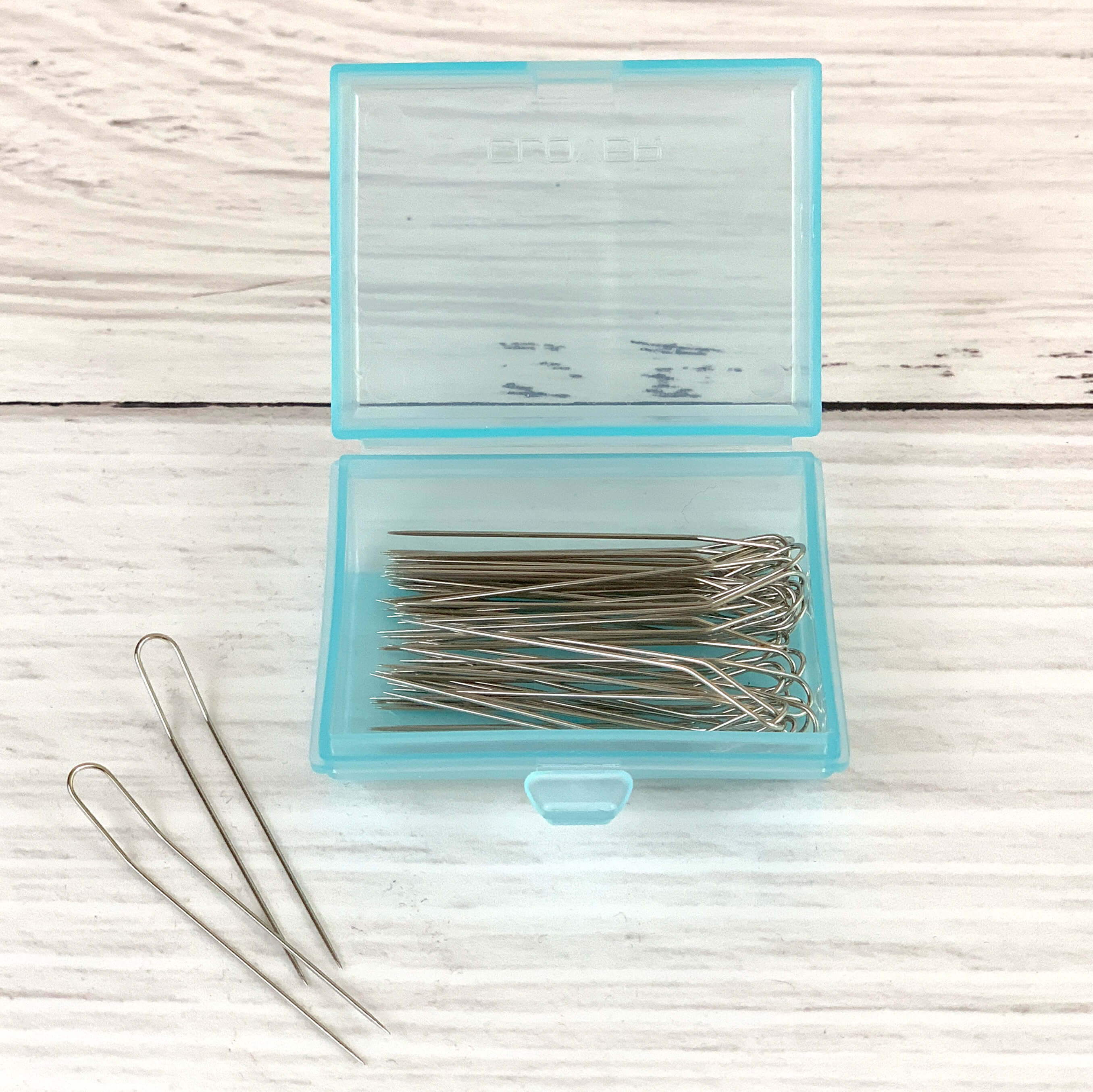 400 Pieces Fork Pins for Quilting Sewing U Pins Needlecrafts Pins Double  Blocking Pins Stainless Steel Sewing Pins Multipurpose Straight Pins for
