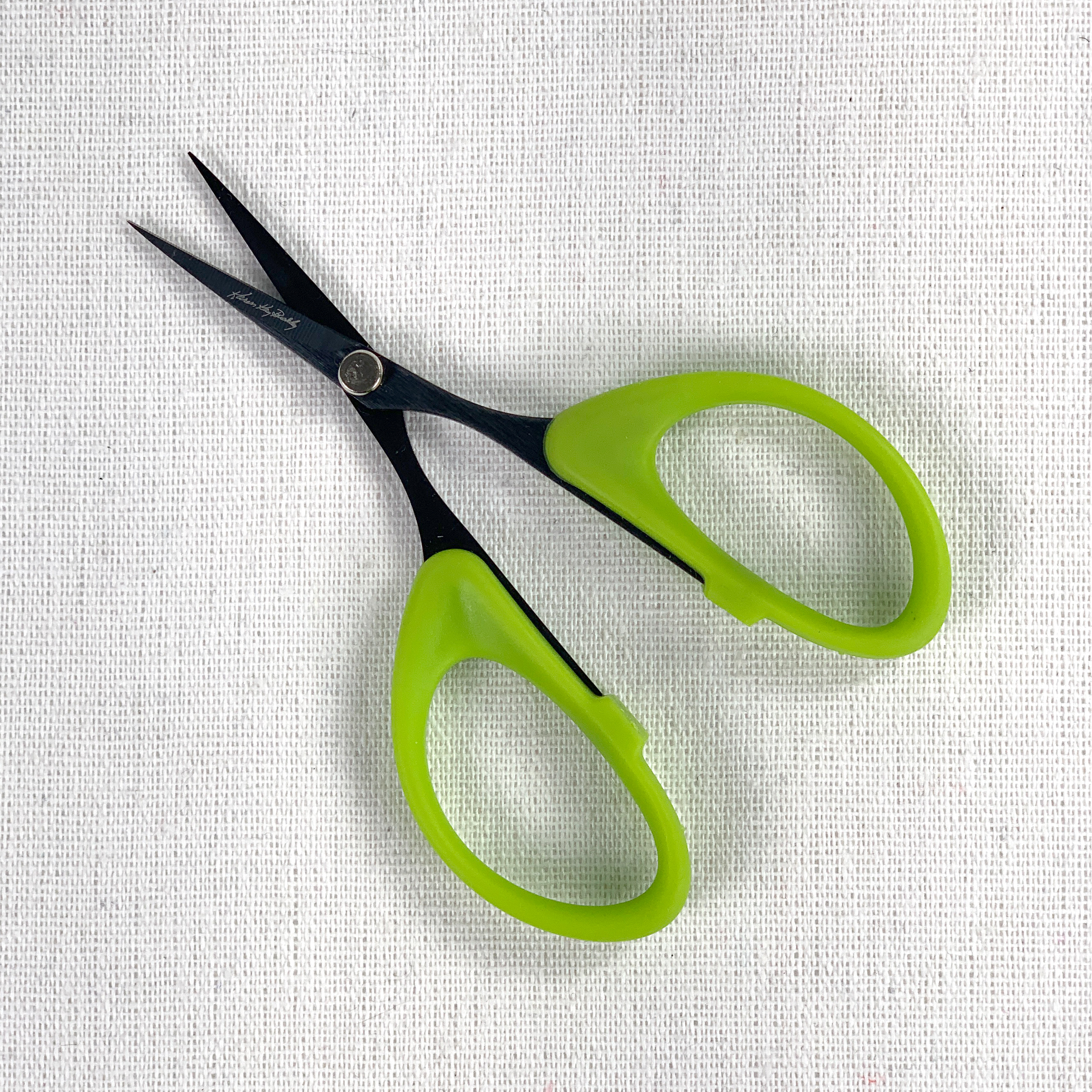 Karen Kay Buckley Small Green 4 Perfect Scissors Serrated Blade Quilting