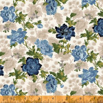 Petite Perennials Signature Floral 52529-1 Cream for Windham Fabrics - By The Yard
