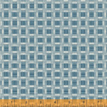 Petite Perennials Printed Weave 52533-12 Prussian Blue for Windham Fabrics - By The Yard