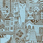 Neko to Ie Blend Canvas EESEC10541S-B for Isso Ecco & Heart - By The Half Yard