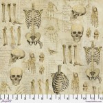 Laboratory by Tim Holtz Eclectic Elements PWTH181.NEUTRAL Anatomy for FreeSpirit Fabrics - By The Yard