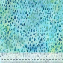 Jacqueline de Jonge Batik 3492Q-X Raindrops Sky