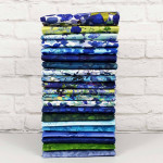 Blue Meadow Fat Quarter Bundle by Clothworks