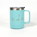 Teal 15oz Insulated Mug - Fabracadabra