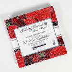 Holiday Flourish Snow Flower 5 Inch Squares Pack by Studio RK - Silver Colorstory