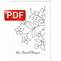 Bountiful Fruit Embroidery Panel Pattern - PDF Download