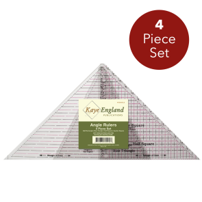 Kaye England 4 Piece Angle Rulers Set