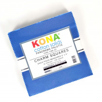 Kona Cotton Solids 5 inch squares pack - Panorama Palette