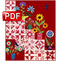 My Flower Garden Quilt Pattern PDF Download