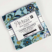 Persis 5 inch squares pack - Blue Colorstory