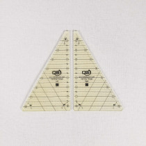 Twin Set Half 60 Degree Triangle Non-slip Quilting Ruler