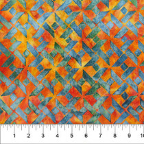 Quilt Inspired Borders Windmill 80916-59 Wild Orange