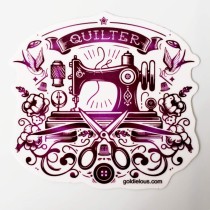 Tattoo Machine Quilter Sticker 
