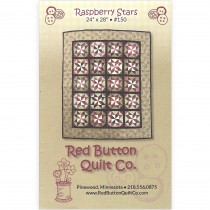 Raspberry Stars Mini Quilt Pattern