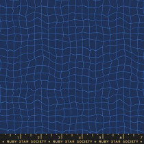 Water - Pool Tiles RS5131 17 Navy by Ruby Star Society - By The Yard