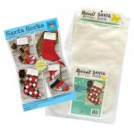 Santa Socks Kits - Includes fabric & batting