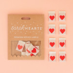 Premium Woven Sew In Labels By Sarah Hearts - Red Heart