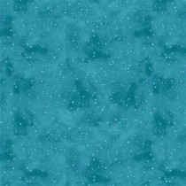 Snowtime Snow Dot Y4555-34 Dark Aqua by Clothworks - By The Yard