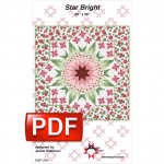 Star Bright Quilt PDF PATTERN by Jackie Robinson