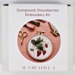 Stumpwork Strawberries Embroidery Kit by MCreativeJ