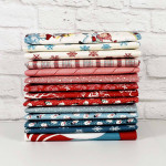 Winter in Snowtown Fat Quarter Bundle w/panel for Henry Glass and Co.