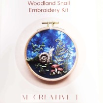 Woodland Snail Embroidery Kit 