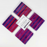 World of Stripes Artisan Batiks 10 Inch Squares Pack by Robert Kaufman